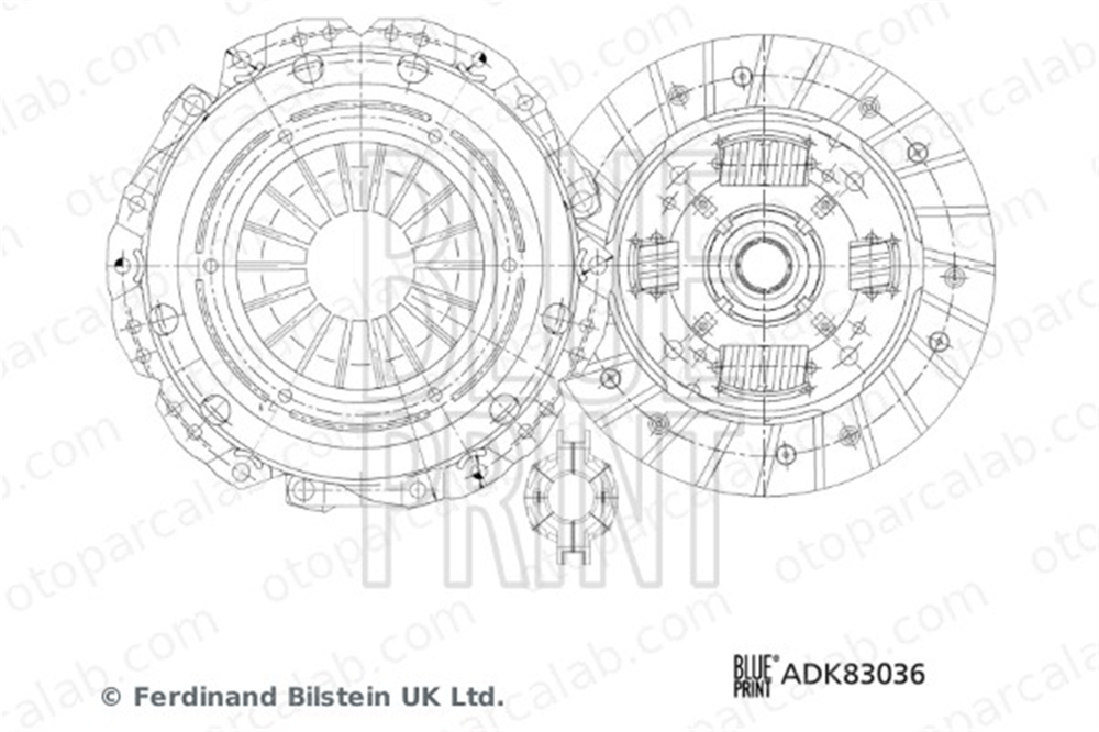 BLUE PRINT ADK83036 Debriyaj Seti SUZUKI SAMURAI SUV VITARA 2240086CA0 2210084CA0