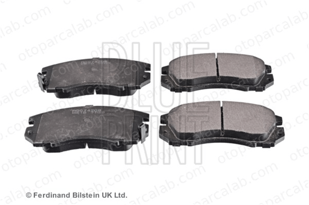 BLUE PRINT ADS74208 Fren Disk Balata Ön SUBARU LEGACY I LEGACY I Station wagon 26296AA040 26296AA182
