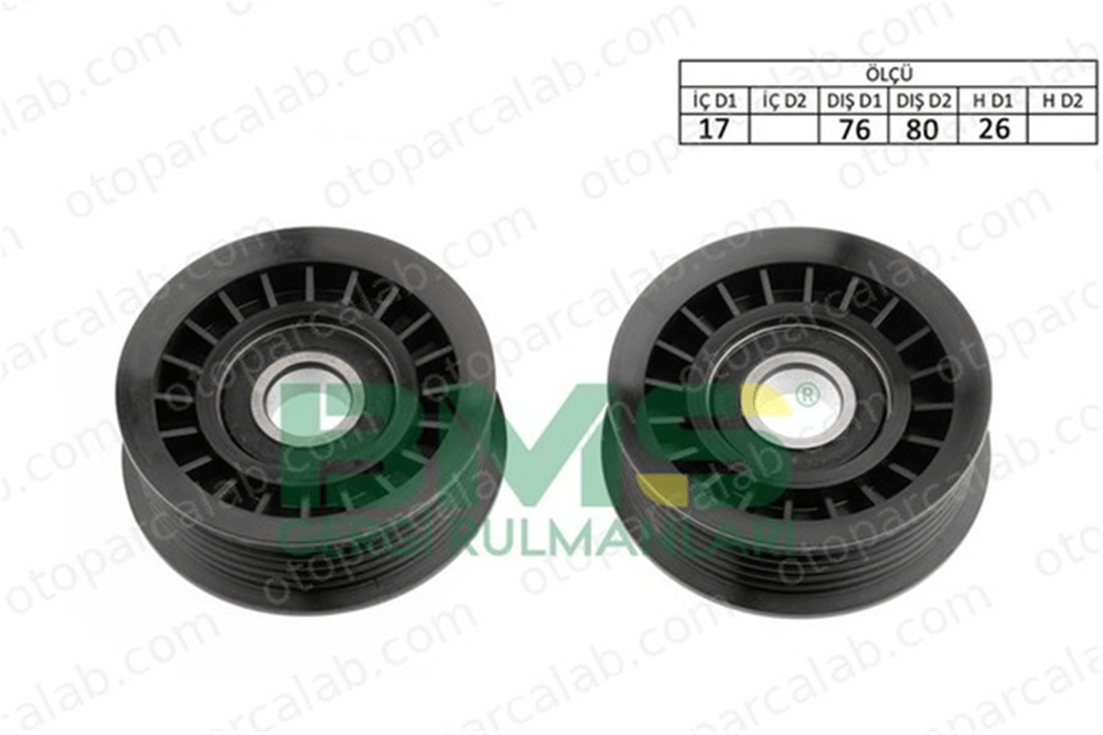BMS 267 Vantilatör Kayış Gergi Rulmanı FORD FIESTA IV FIESTA Kasa/büyük limuzin YS6E6A228CA 1102823