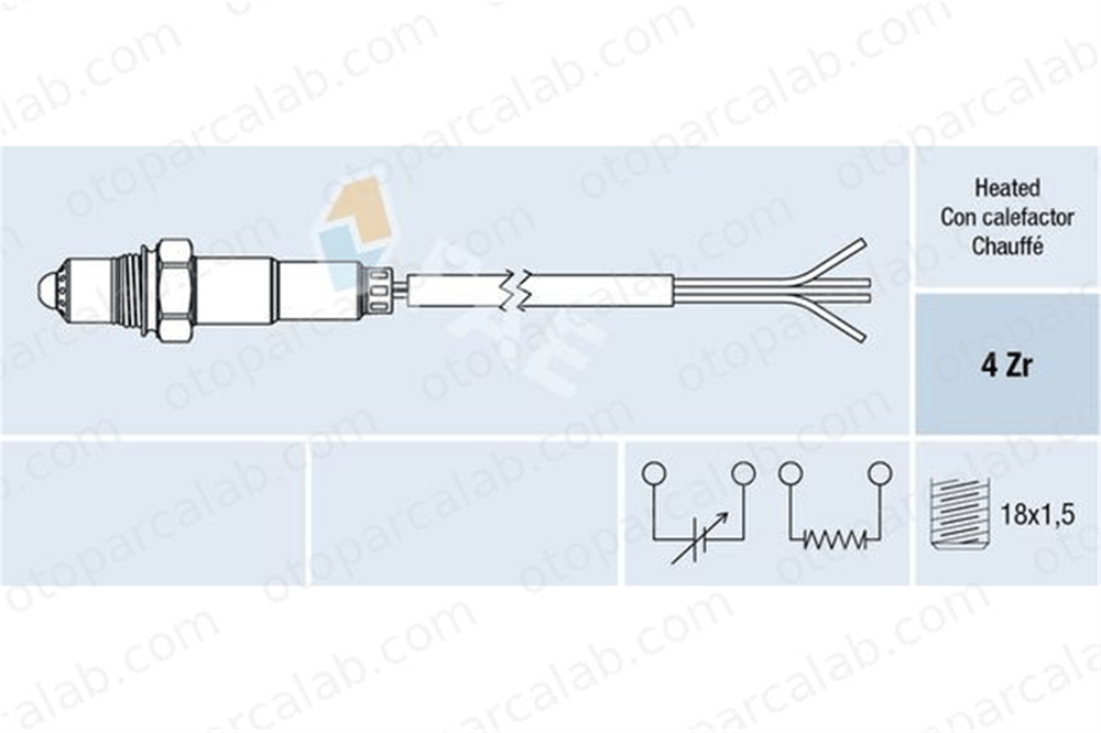 BMW ORJINAL 11781742052 Oksijen (Lambda) Sensörü BMW 8 Z8 Roadster 11781742052 11781742051
