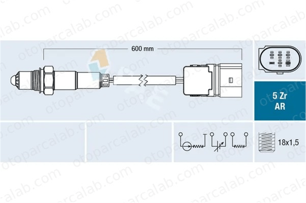 BMW ORJINAL 11787530282 Oksijen (Lambda) Sensörü BMW 3 7 11787530282 55198785