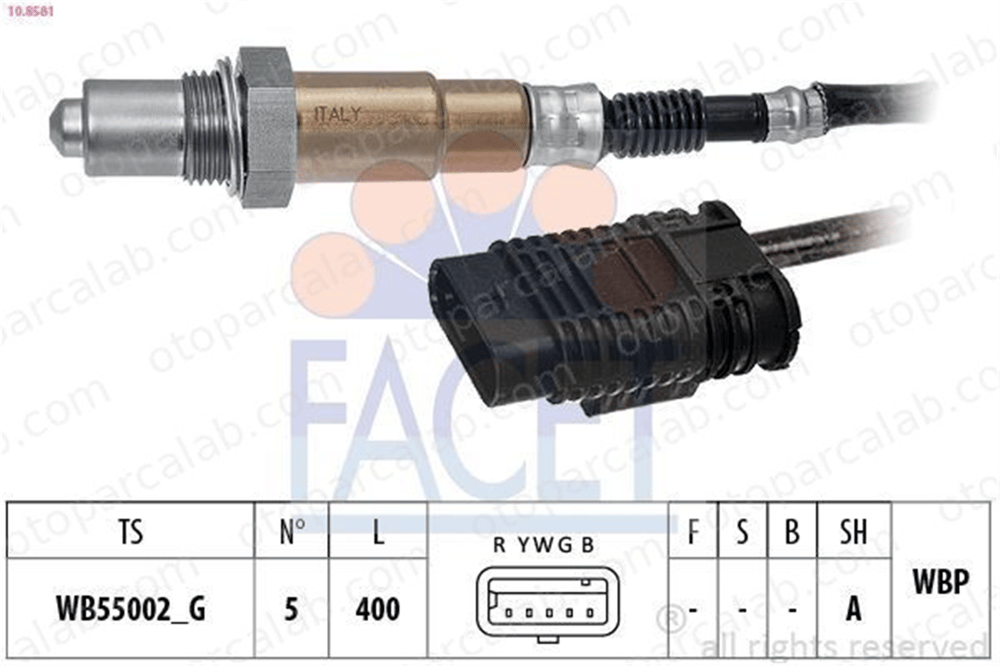 BMW ORJINAL 11787589121 Oksijen (Lambda) Sensörü BMW 1 3 11787589121 11787596908