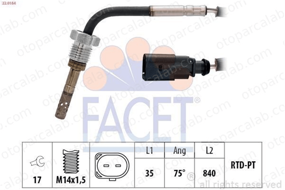 BOEM 059906088CP Egzoz Sıcaklık Sensörü AUDI Q7 A7 Sportback 59906088CP 059 906 088 CP