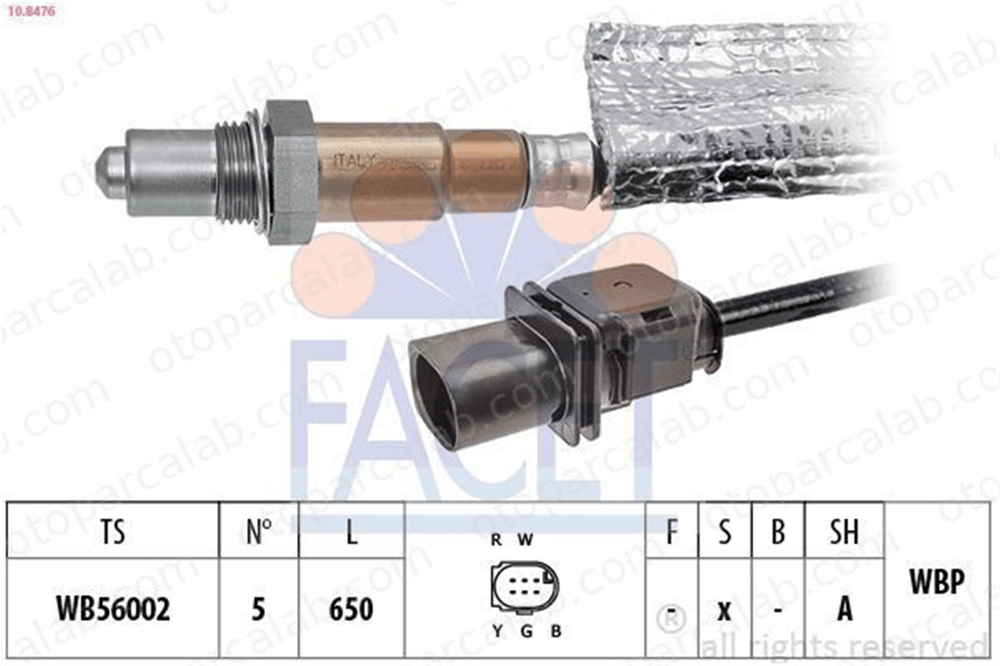 BOEM A0005423100 Oksijen (Lambda) Sensörü MERCEDES-BENZ E-SERISI C-SERISI A0005423100 11787836394