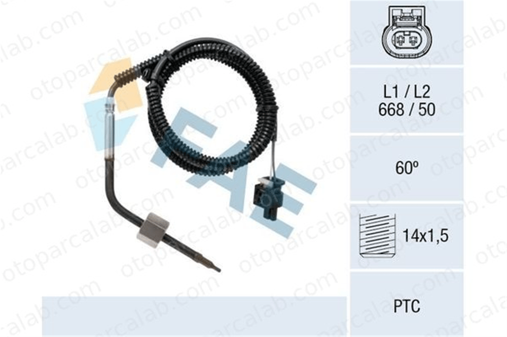 BOEM A0009052805 Egzoz Sıcaklık Sensörü MERCEDES-BENZ C-SERISI E-SERISI A0009052805 135537
