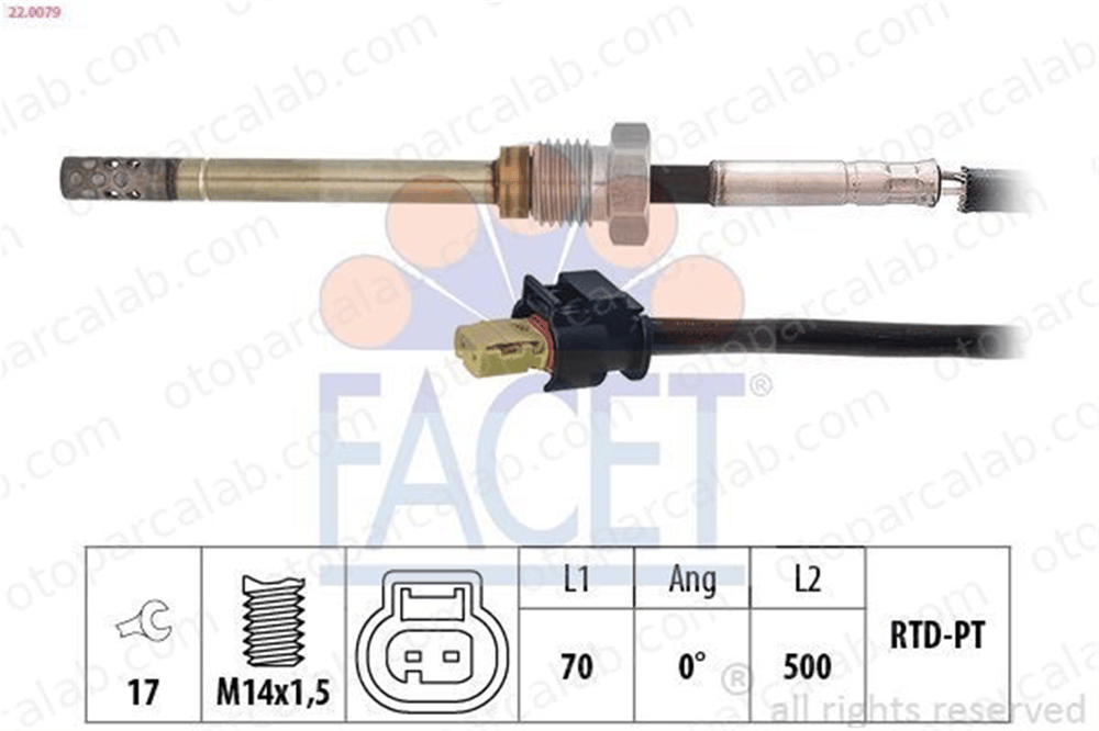 BOEM A0019052900 Egzoz Sıcaklık Sensörü MERCEDES-BENZ VITO / MIXTO Panelvan/Van VITO Minibüs/Otobüs A0019052900 9054108