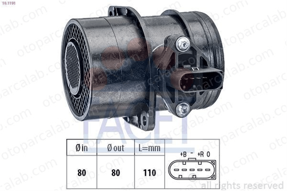 BOSCH 0 280 218 03G Hava Debimetresi AUDI A3 A4 B7 5033320AA 05033 320AA