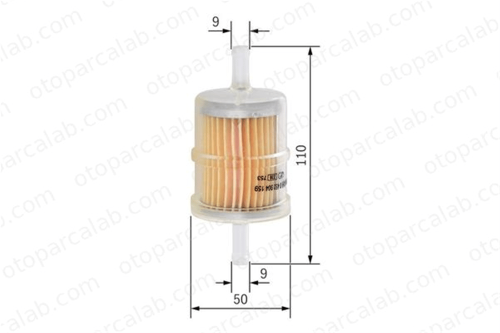 BOSCH 0 450 904 159 Yakıt Filtresi VW GOLF II AUDI 80 B2 Sedan 450904159 82282645