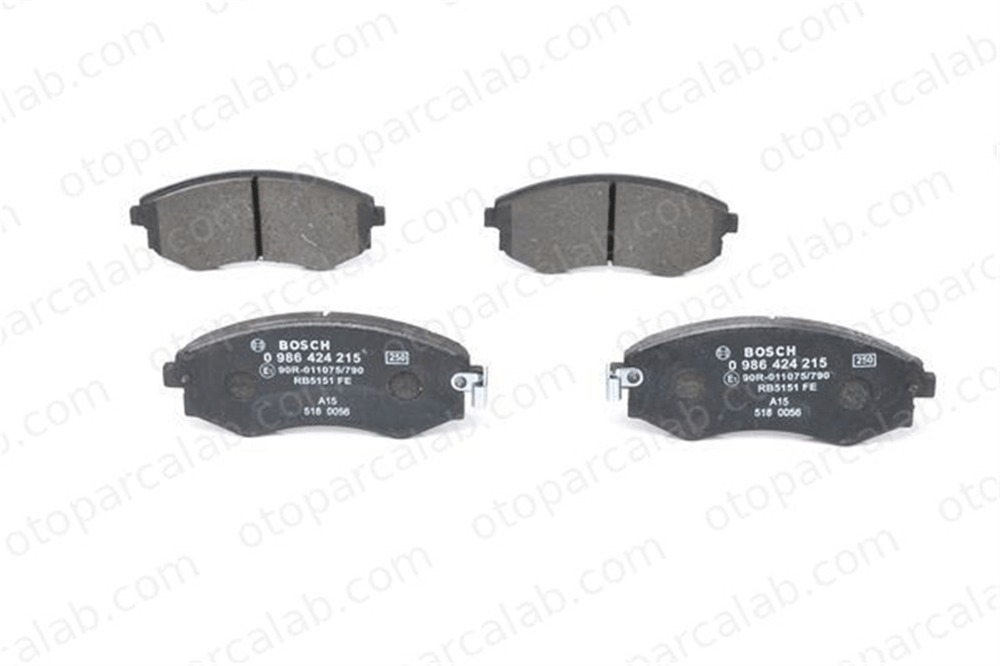 BOSCH 0 986 424 215 Fren Disk Balata Ön SSANGYONG KORANDO HYUNDAI ELANTRA III 4813005000 4813005010