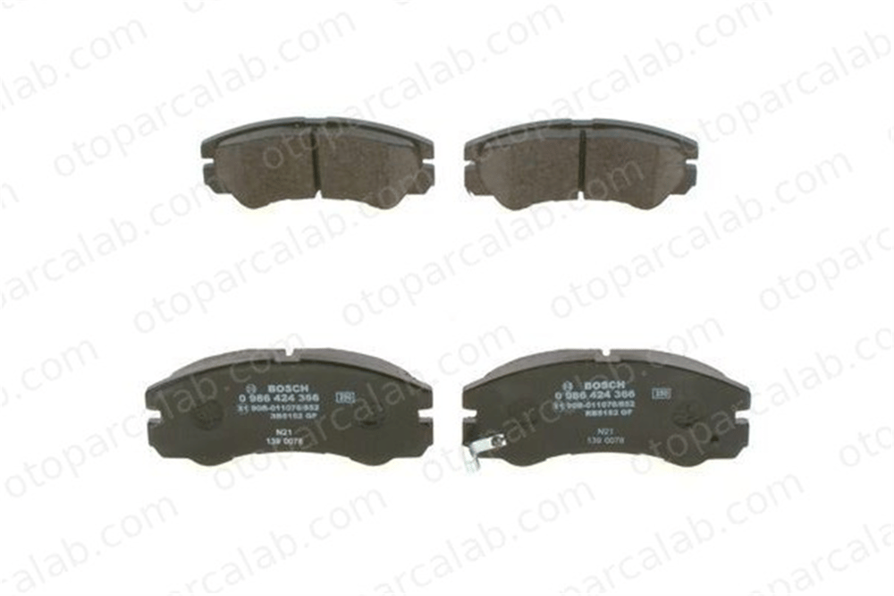 BOSCH 0 986 424 366 Fren Disk Balata Ön OPEL FRONTERA A FRONTERA B 1605852 8971755310