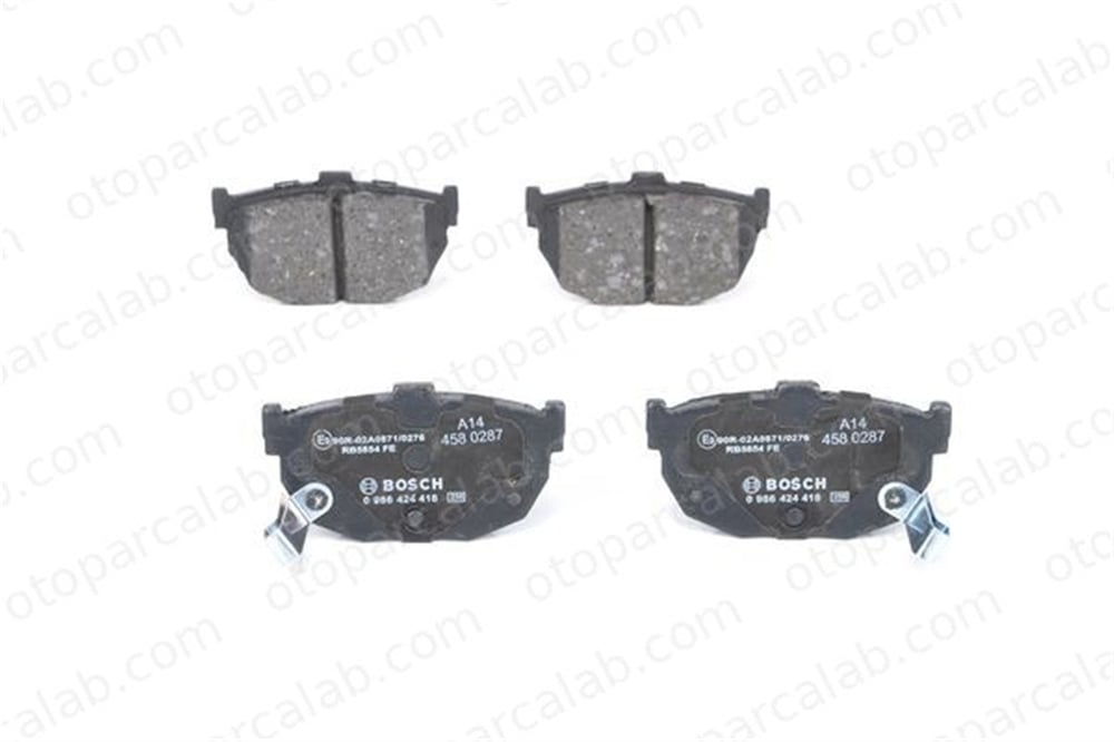 BOSCH 0 986 424 418 Fren Disk Balata Arka HYUNDAI ELANTRA III Sedan COUPE II 583022FA10 5830229A00