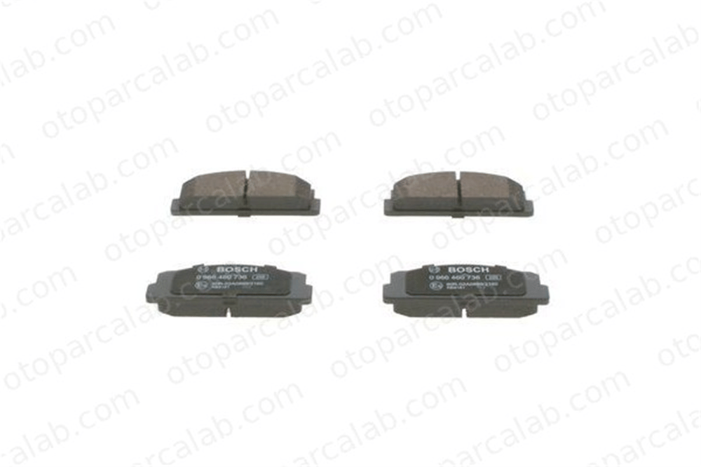BOSCH 0 986 460 736 Fren Disk Balata Ön FIAT 132 131 4255797 4341532