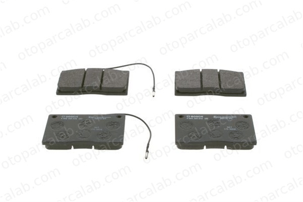 BOSCH 0 986 460 932 Fren Disk Balata Ön JAGUAR XJ RENAULT MASTER I Panelvan/Van 8671016677 1506547