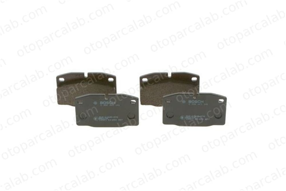 BOSCH 0 986 465 141 Fren Disk Balata Ön OPEL KADETT E Hatchback KADETT E 1605536 1605788
