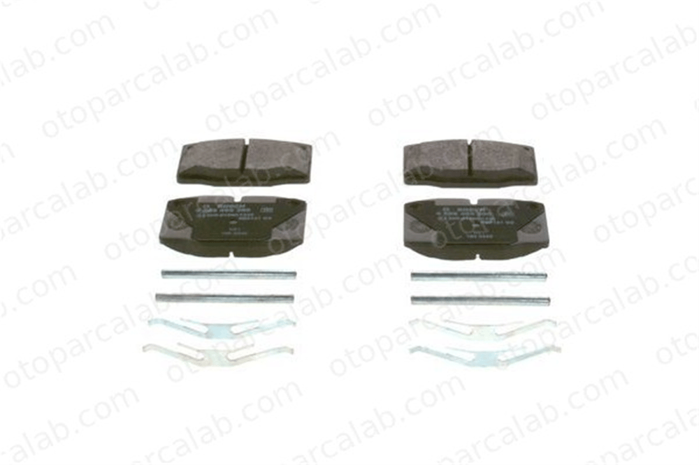 BOSCH 0 986 469 390 Fren Disk Balata Ön OPEL KADETT E Hatchback KADETT E 1605586 1605788