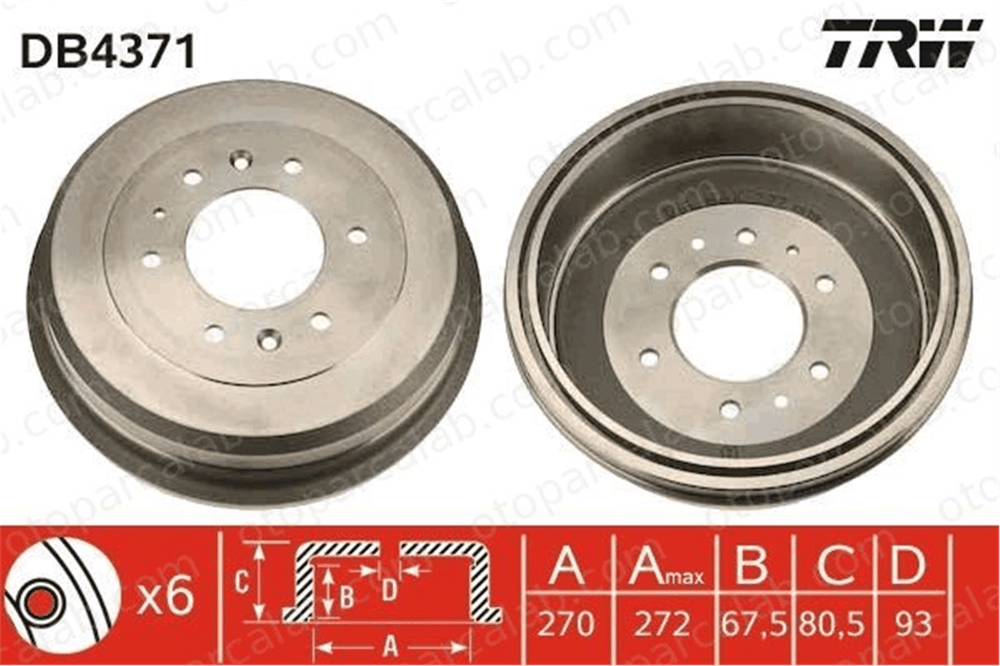 BOSCH 0 986 477 316 Kampana Arka Sağ veya Sol FORD RANGER MAZDA BT-50 Pick-up 986477316 1733770