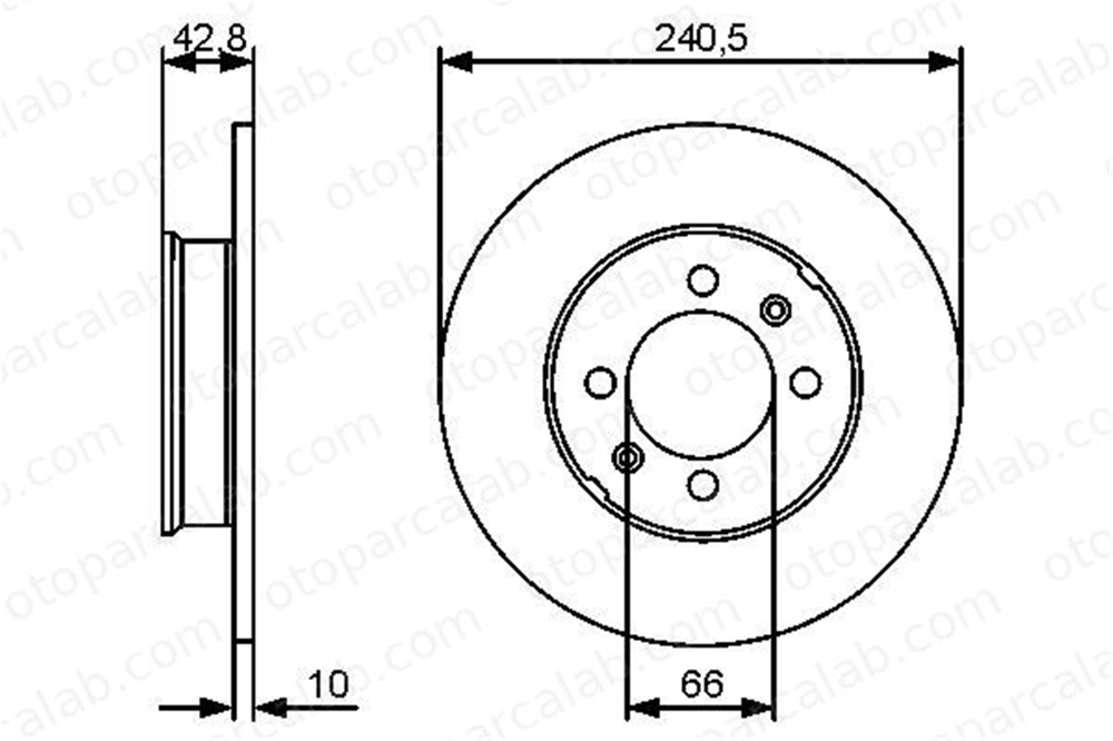 BOSCH 0 986 479 478 Fren Disk Ayna Arka Sağ ve Sol MG MG TF MGF GBD90842 SDB100460