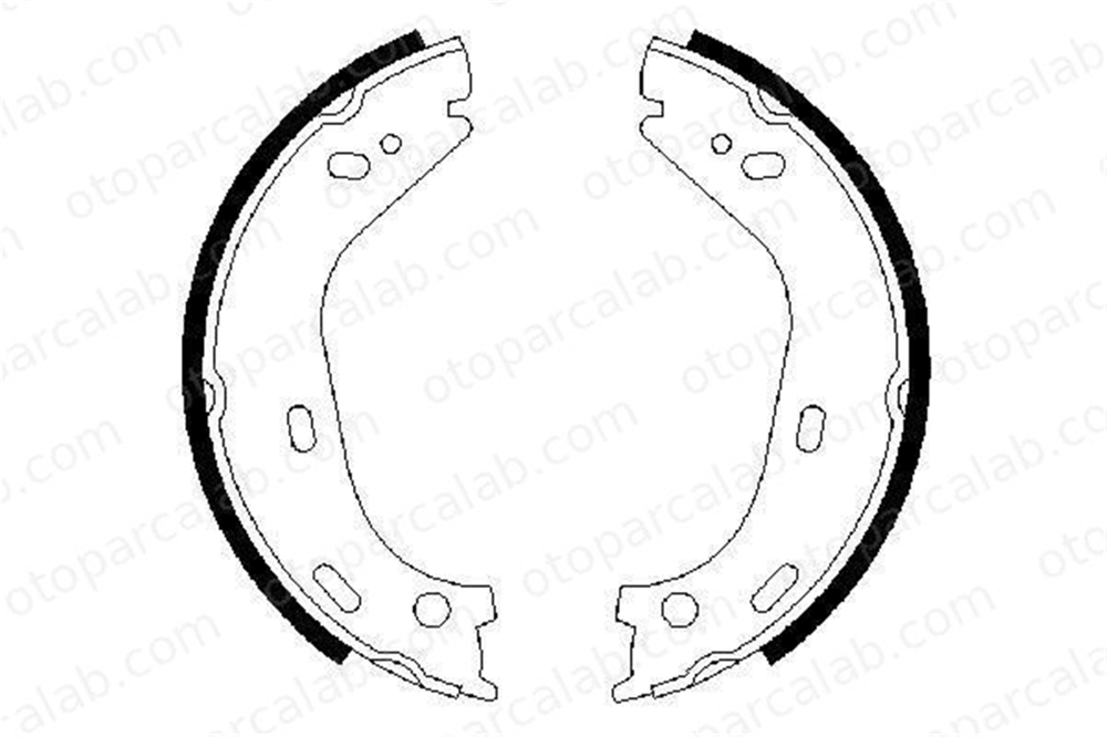 BOSCH 0 986 487 126 El Fren Balatası MERCEDES-BENZ S-SERISI 123 Sedan A1264200120 1084200120