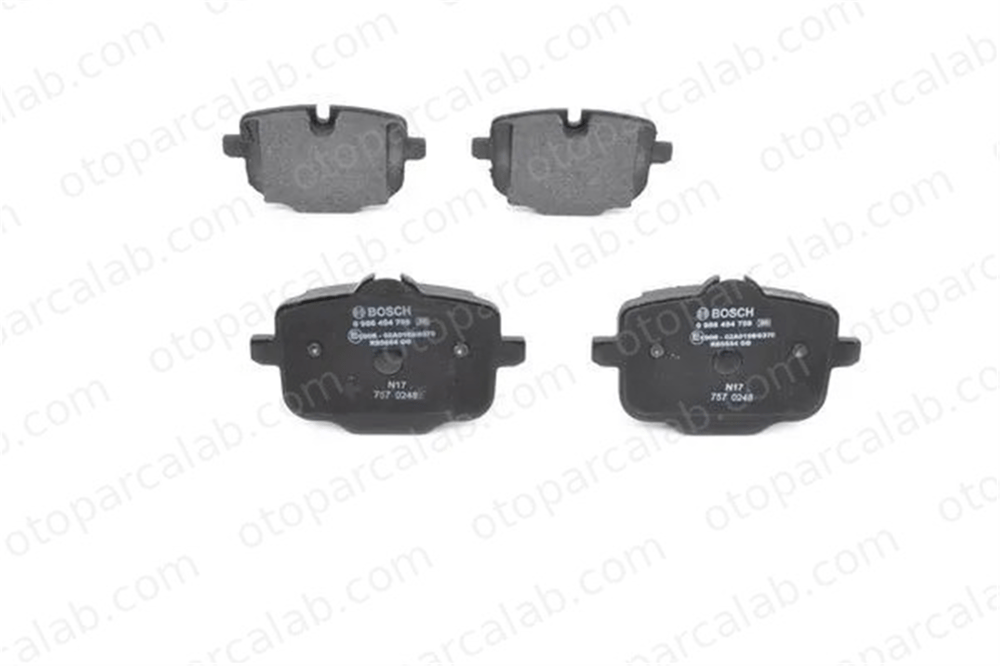 BOSCH 0 986 494 759 Fren Disk Balata Arka BMW 5 Touring 5 34208093728 34212284389