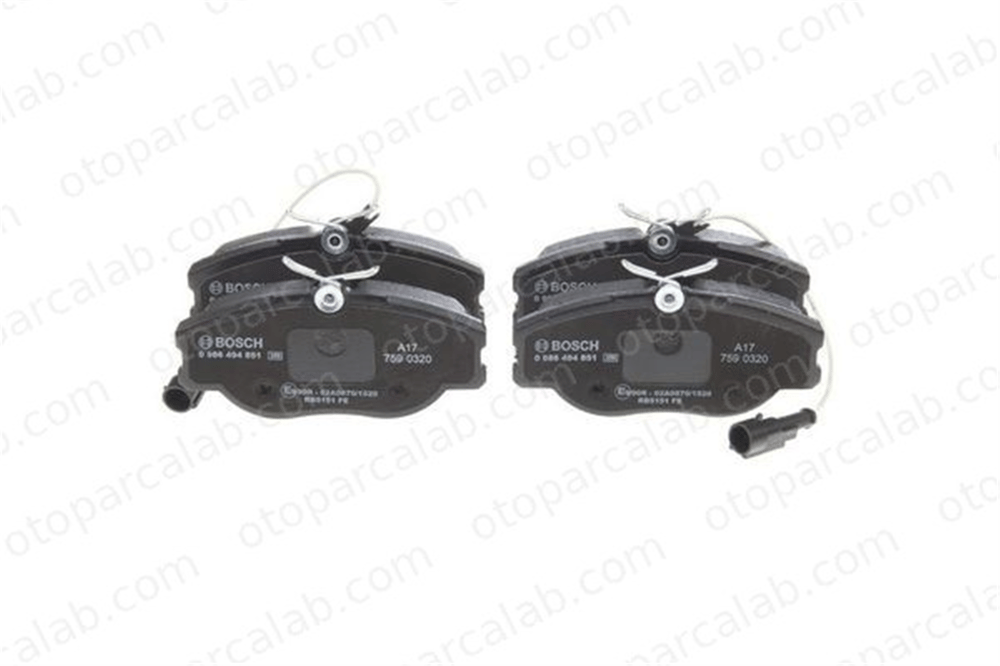 BOSCH 0 986 494 851 Fren Disk Balata Ön FIAT CROMA COUPE 71748387