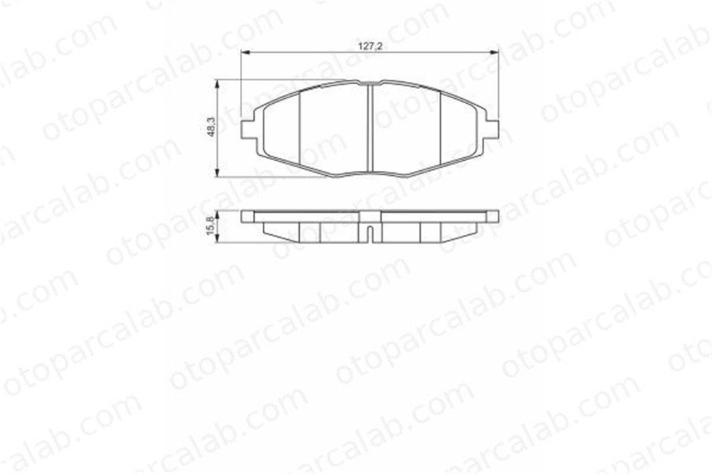 BOSCH 0 986 495 224 Fren Disk Balata Ön CHEVROLET MATIZ DAEWOO LANOS 96288629 96316582