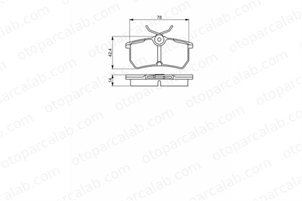 BOSCH 0 986 495 227 Fren Disk Balata Arka FORD FOCUS I FOCUS I Turnier 1075565 1107698