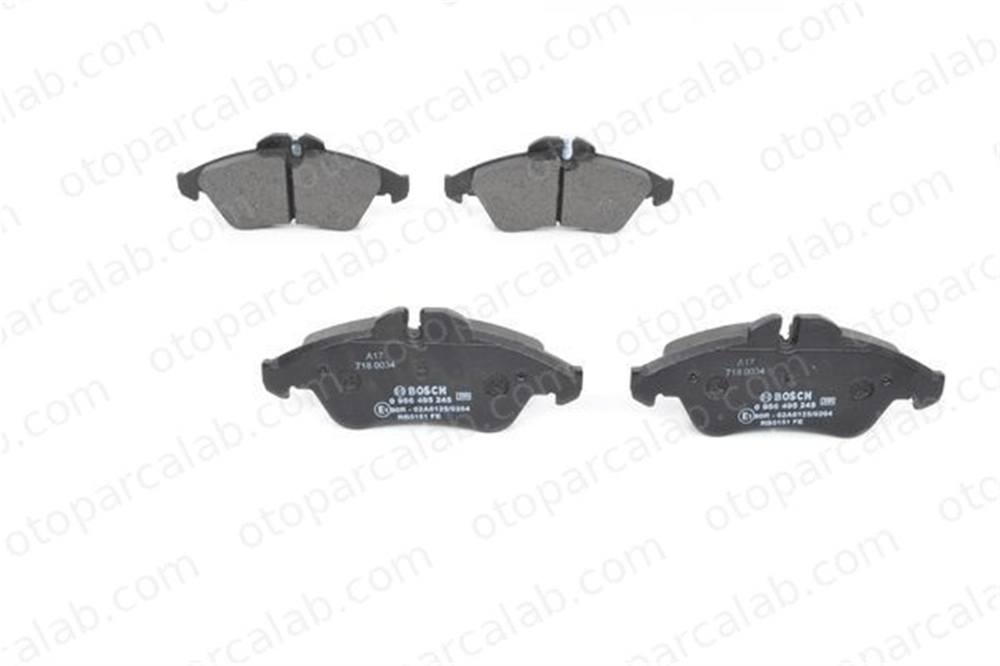 BOSCH 0 986 495 245 Fren Disk Balata Ön MERCEDES-BENZ SPRINTER 3-t Minibüs/Otobüs SPRINTER 3-t Panelvan/Van A0024203920 24203920