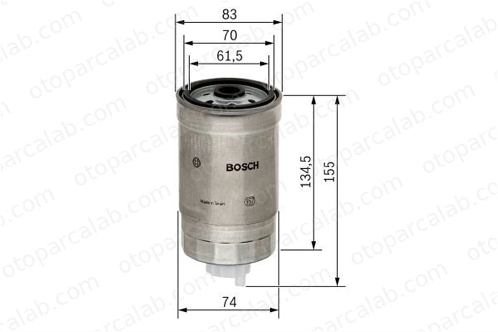 BOSCH 1 457 434 105 Yakıt Filtresi IVECO DAILY II Panelvan/Van DAILY II Platform şasi 1930010 116760469601