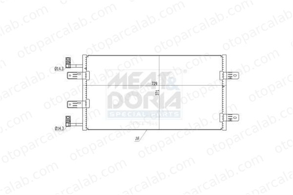 BOSCH 1 986 AD2 355 Klima Radyatörü NISSAN PRIMASTAR Minibüs/Otobüs PRIMASTAR Panelvan/Van 2765000QAH 4414580