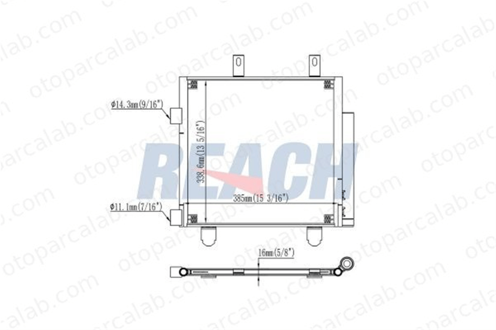 BOSCH 1 986 AD2 367 Klima Radyatörü CITROËN C1 II PEUGEOT 108 B000995480 88450YV020