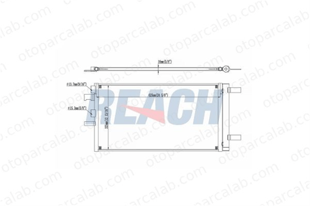 BOSCH 1 986 AD2 465 Klima Radyatörü MINI MINI COUNTRYMAN BMW 2 Active Tourer 64539286712 9286712