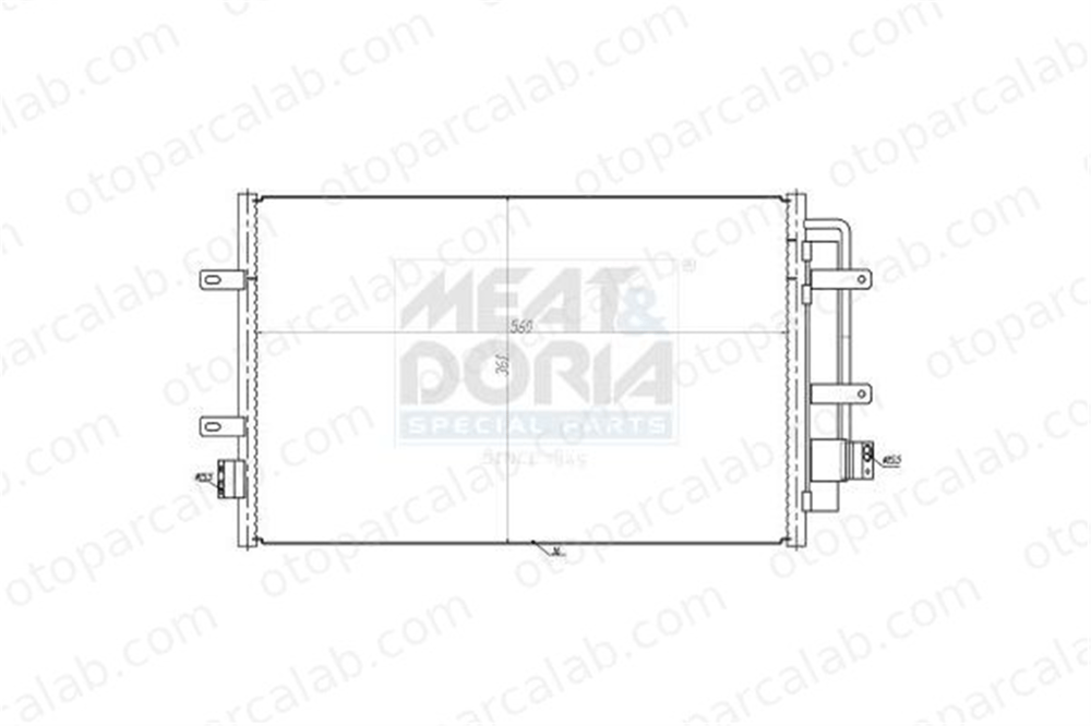 BOSCH 1 986 AD2 472 Klima Radyatörü IVECO DAILY VI Platform şasi DAILY VI Panelvan/Van 5801255825