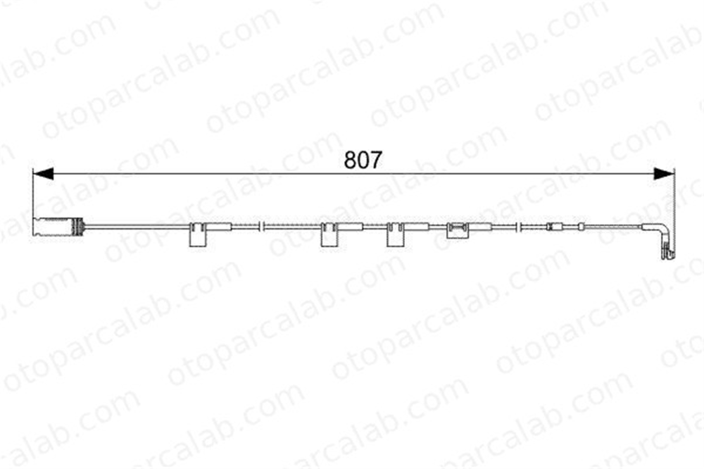 BOSCH 1 987 473 058 Balata İkaz Kablosu Ön MINI MINI MINI CLUBMAN 1987473058 34356773017