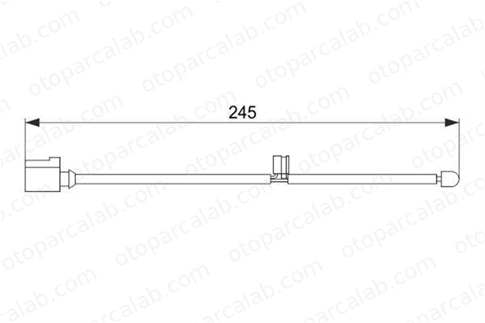 BOSCH 1 987 474 563 Balata İkaz Kablosu Arka AUDI Q7 PORSCHE CAYENNE 7L5907637B 95561236570