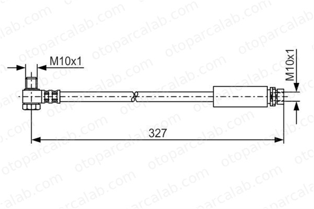 BOSCH 1 987 476 095 Fren Hortumu Arka Sağ FORD MONDEO II Turnier 1051091 97BG2C338AA