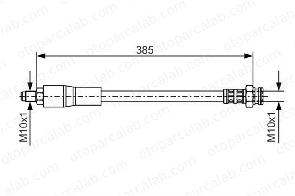BOSCH 1 987 476 461 Fren Hortumu Ön Sağ veya Sol RENAULT ESPACE I 20 7700707390 7704001948