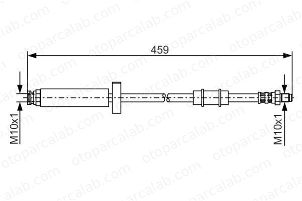 BOSCH 1 987 476 462 Fren Hortumu Ön Sağ veya Sol FIAT DUCATO Panorama DUCATO Panelvan/Van 1987476462 480636
