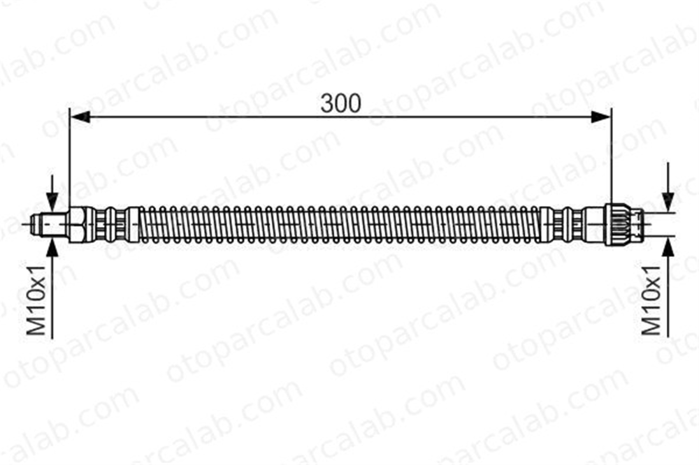 BOSCH 1 987 476 679 Fren Hortumu Arka Sağ veya Sol CITROËN SAXO FIAT ULYSSE 1987476679 1472155080
