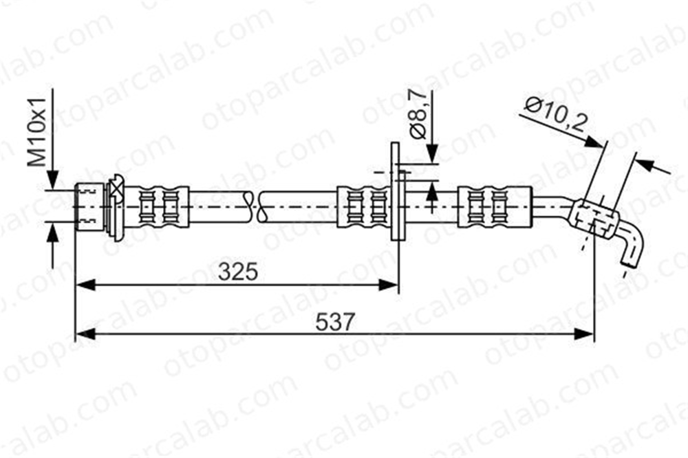 BOSCH 1 987 476 782 Fren Hortumu Ön Sol TOYOTA CARINA E VI CARINA E VI Sedan 1987476782 9094702696