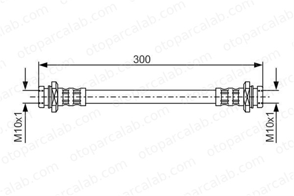BOSCH 1 987 476 908 Fren Hortumu Arka Sağ veya Sol OPEL AGILA SUZUKI IGNIS I 1987476908 5157076G00