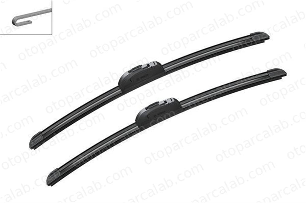 BOSCH 3 397 118 994 Silecek Süpürgesi Ön 450/450 mm - 18/18 inç PEUGEOT 205 II VW GOLF II 3397118994
