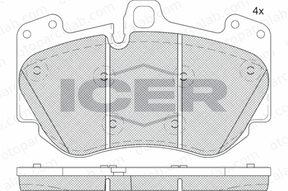 BRAXIS AA0566 Fren Disk Balata Ön PORSCHE CAYENNE AUDI A8 D3 4E0668151P 4E0698151G