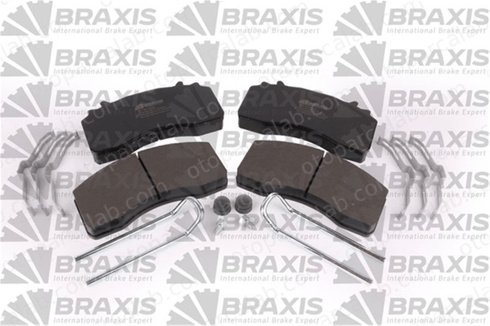 BRAXIS AB5021 Fren Disk Balata Ön veya Arka MAN F90 TGS I 81508205108 81508206065