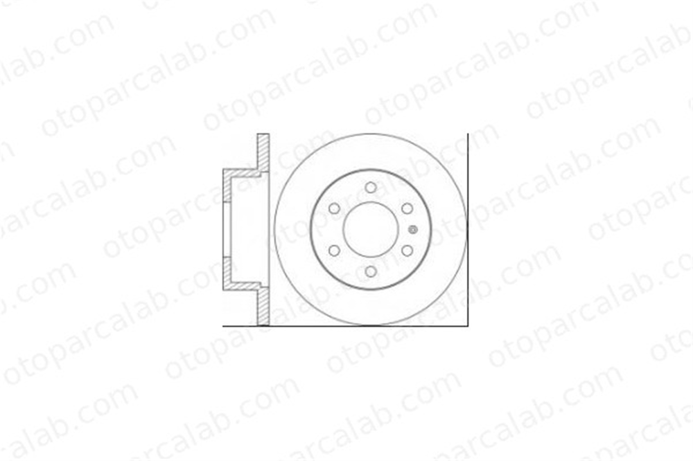 BRAXIS AE1017 Fren Disk Ayna Arka Sağ ve Sol MERCEDES-BENZ SPRINTER 3,5-t Panelvan/Van SPRINTER 4-t Panelvan/Van A9104230200 9104230200