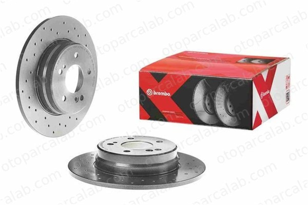BREMBO 08.7211.2X Fren Disk Ayna Arka Sağ ve Sol MERCEDES-BENZ C-SERISI T-Model C-SERISI A2104231012 1244231112