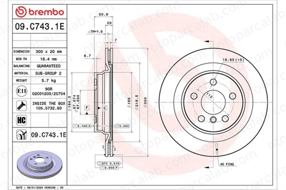 BREMBO KT 08 063 Fren Disk Balata Arka MINI MINI COUNTRYMAN BMW 2 Active Tourer KT08063 34201543683