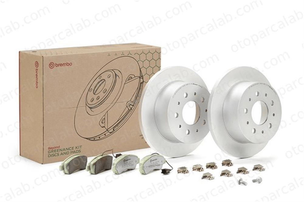 BREMBO KT 10 003 Fren Disk Balata Arka CITROËN JUMPER Panelvan/Van FIAT DUCATO Panelvan/Van KT10003 1607880480