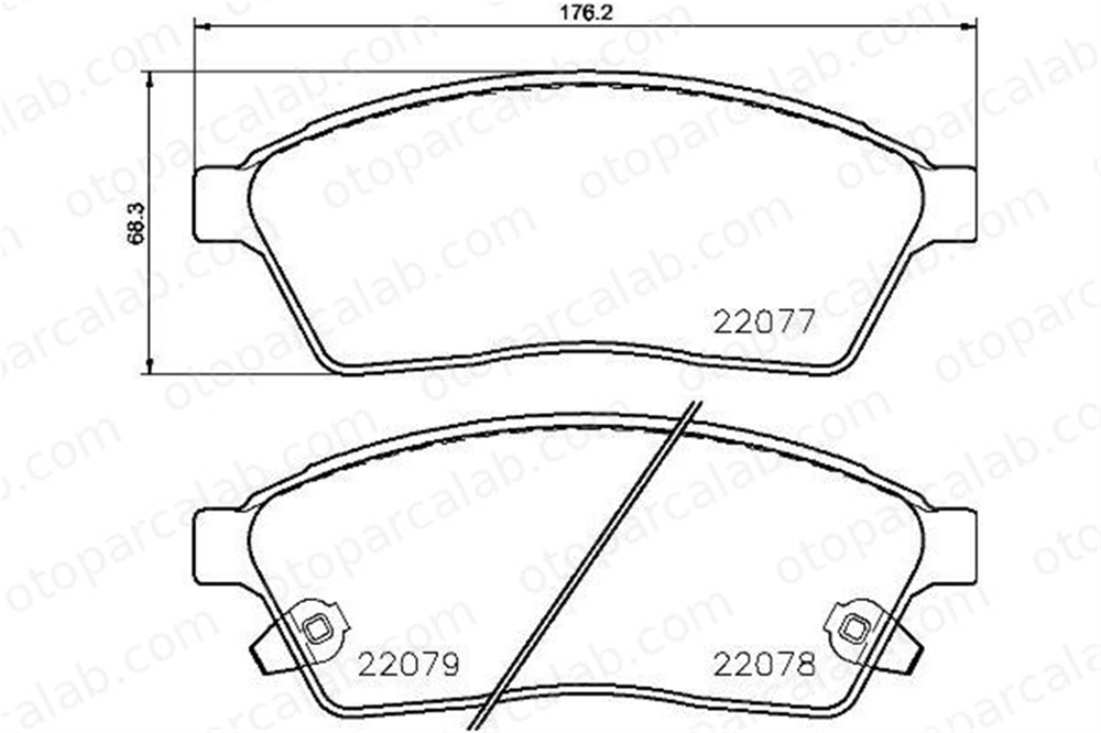 BREMBO P 09 009 Fren Disk Balata Ön MERCEDES-BENZ C-SERISI E-SERISI T-Model 20983943 20872587