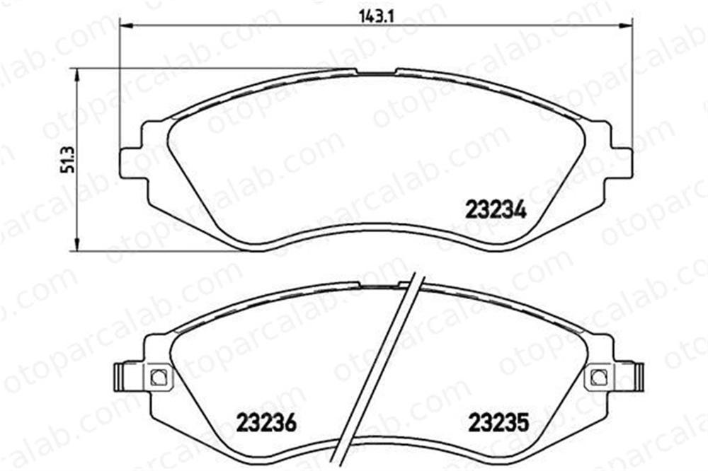 BREMBO P 15 002 Fren Disk Balata Ön DAEWOO NUBIRA Sedan NUBIRA Wagon 96405129 96495227