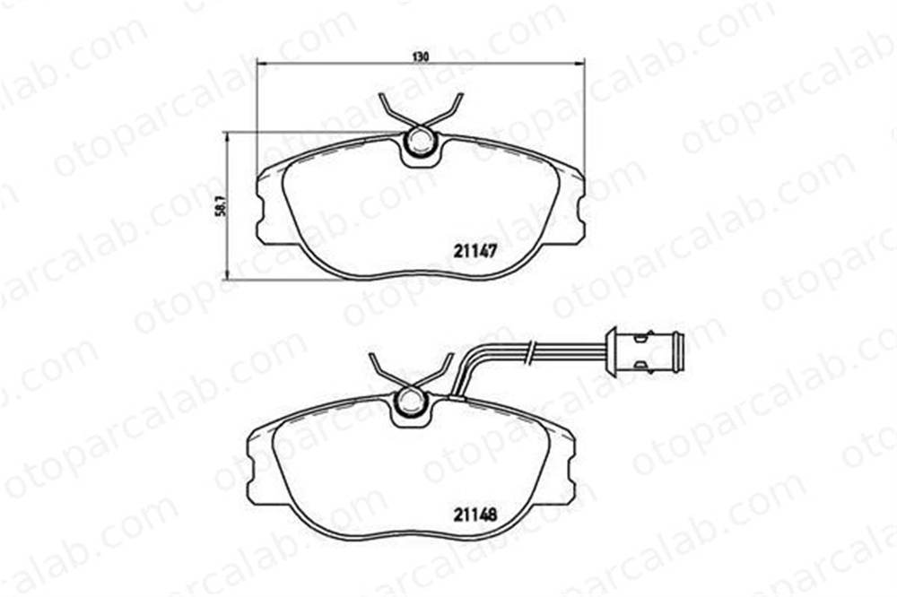 BREMBO P 23 041 Fren Disk Balata Ön ALFA ROMEO 164 LANCIA DELTA I 71748386 77362346